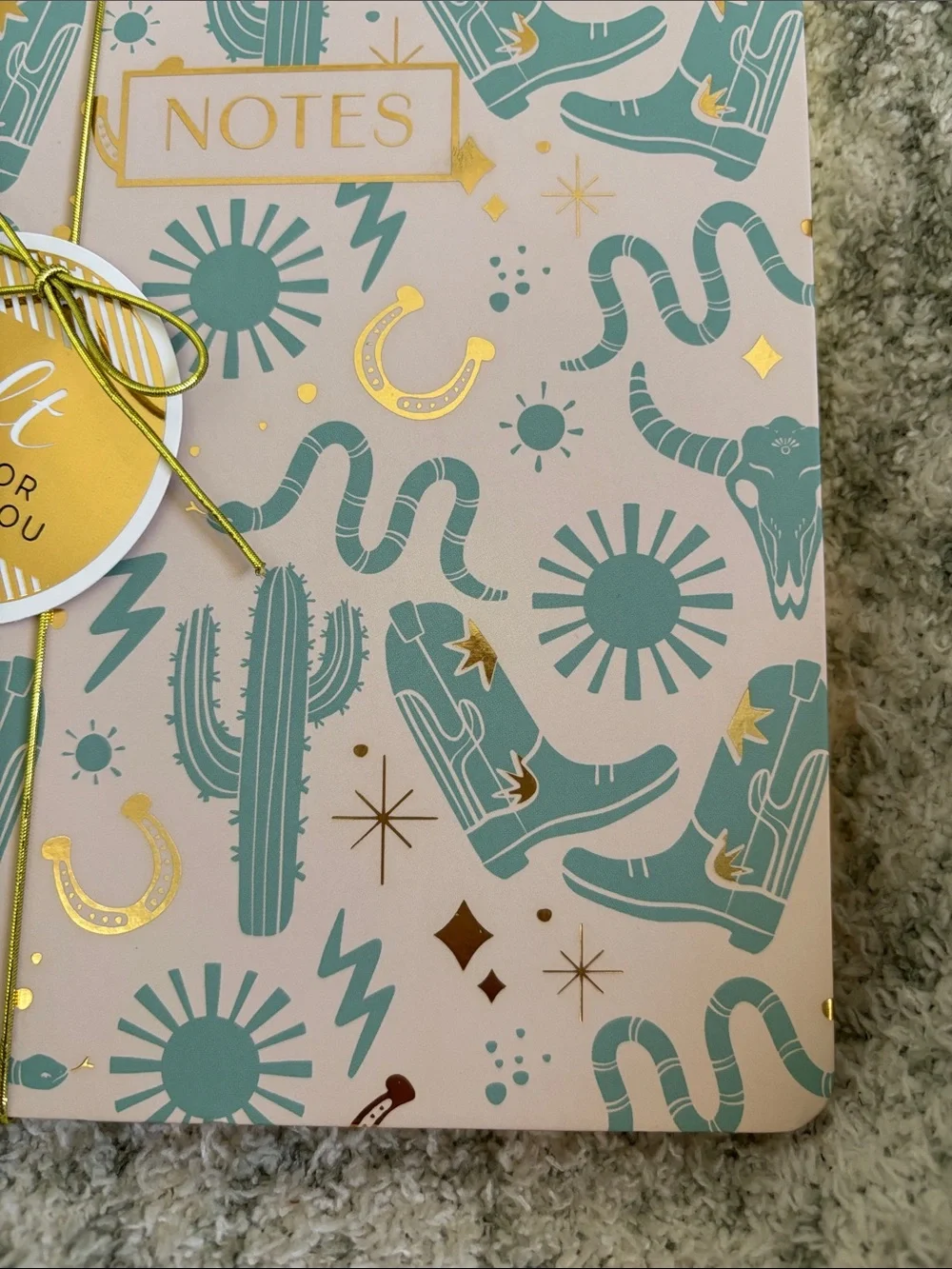 Santa Fe Western Stylized Journal Notebook NWT James Burke ~160pgs